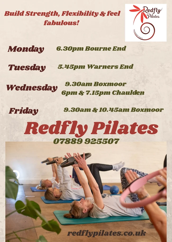 redfly pilates poster